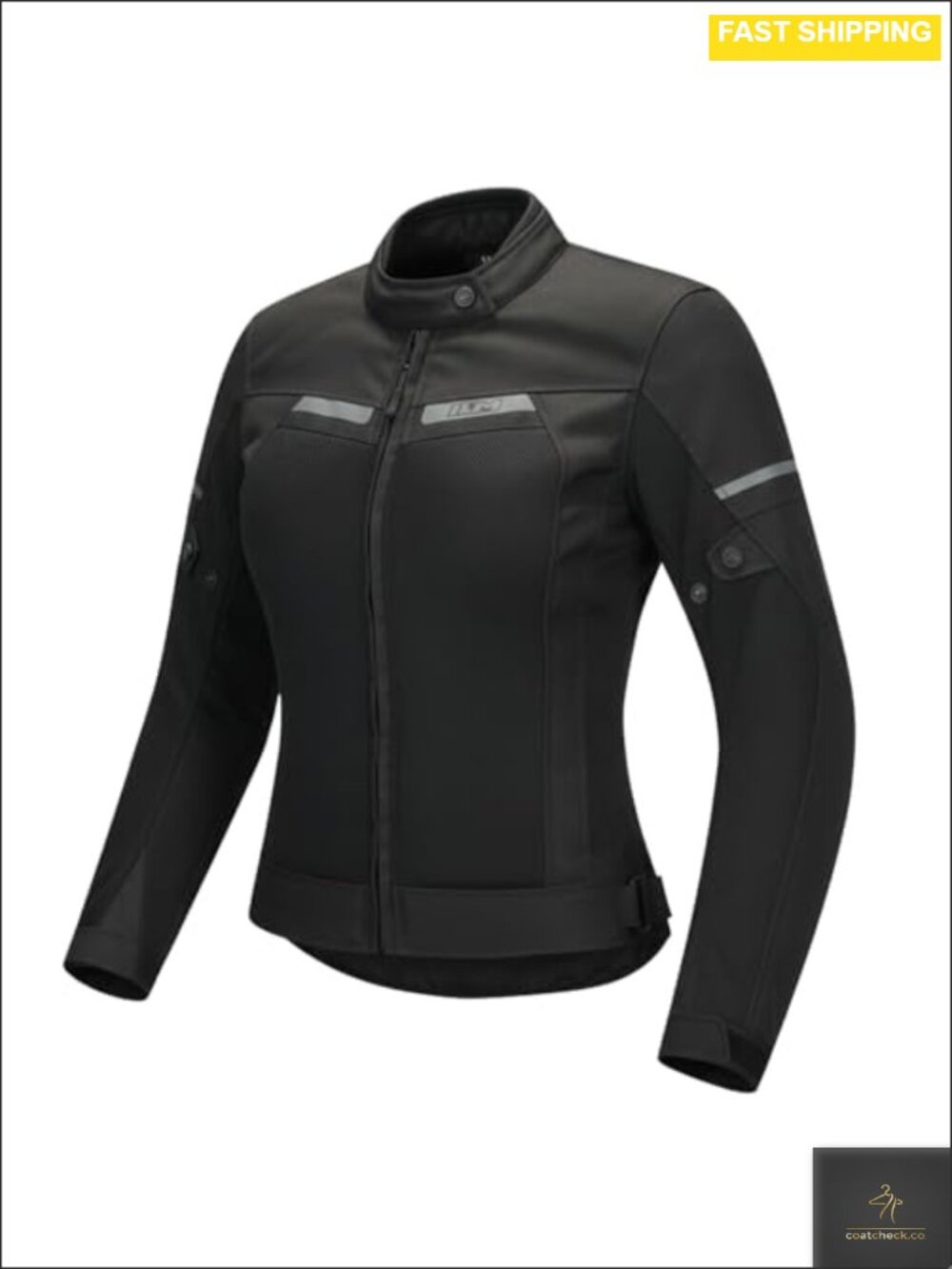 Women Motorcycle Jacket CE Armor 600D Polyester Detachable Liner Mesh Vented